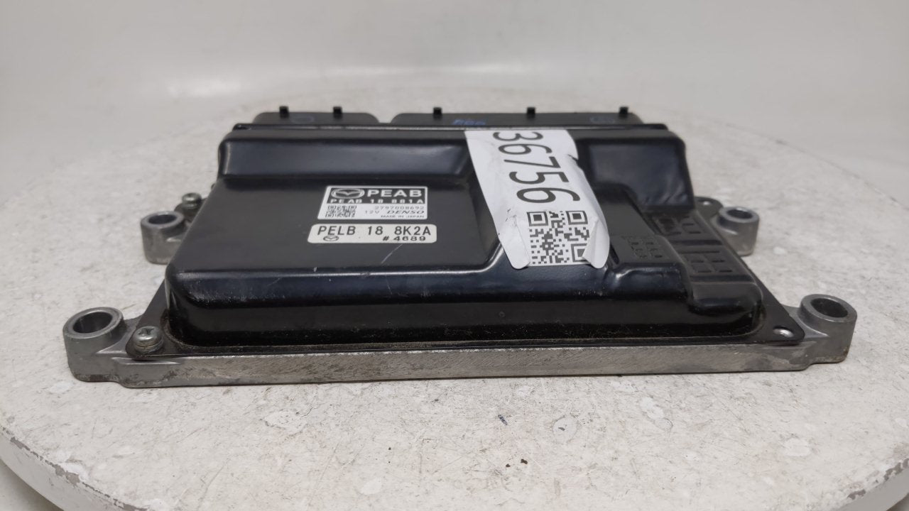 2014 Mazda 3 PCM Engine Computer ECU ECM PCU OEM P/N:PE AB 18 881 A Fits OEM Used Auto Parts - Oemusedautoparts1.com