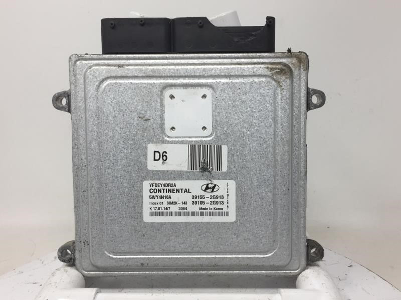 2014 Hyundai Sonata PCM Engine Computer ECU ECM PCU OEM P/N:39105-2G913 2.4L Fits 2011 2012 2013 2015 OEM Used Auto Parts - Oemusedautoparts1.com