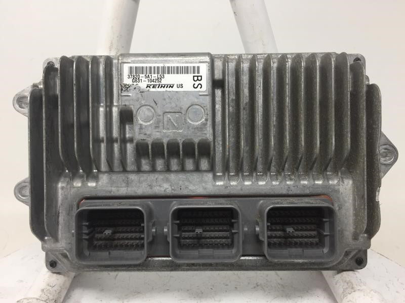 2015 Honda Accord PCM Engine Computer ECU ECM PCU OEM P/N:37820-5A1-L53 2.4L Fits OEM Used Auto Parts - Oemusedautoparts1.com