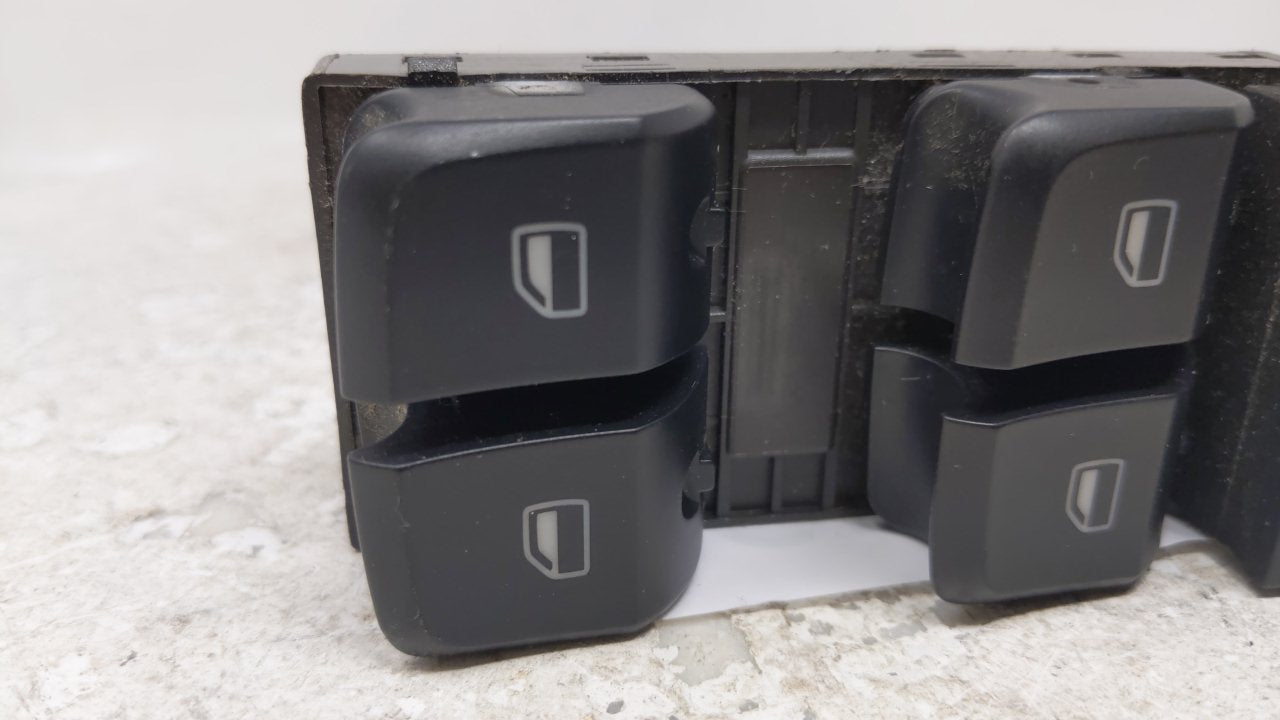 2009 Audi A4 Master Power Window Switch Replacement Driver Side Left Fits OEM Used Auto Parts - Oemusedautoparts1.com