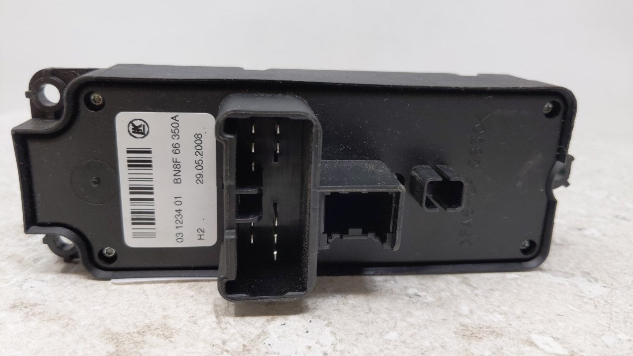 2009 Volvo S60 Master Power Window Switch Replacement Driver Side Left P/N:BN8F 66 350A Fits OEM Used Auto Parts - Oemusedautoparts1.com