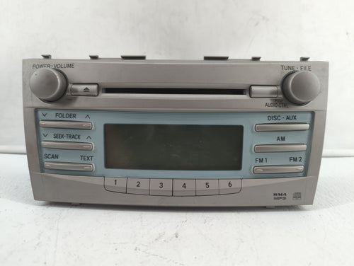 2007-2009 Toyota Camry Radio AM FM Cd Player Receiver Replacement P/N:86120-06182 86120-33890 Fits 2007 2008 2009 OEM Used Auto Parts