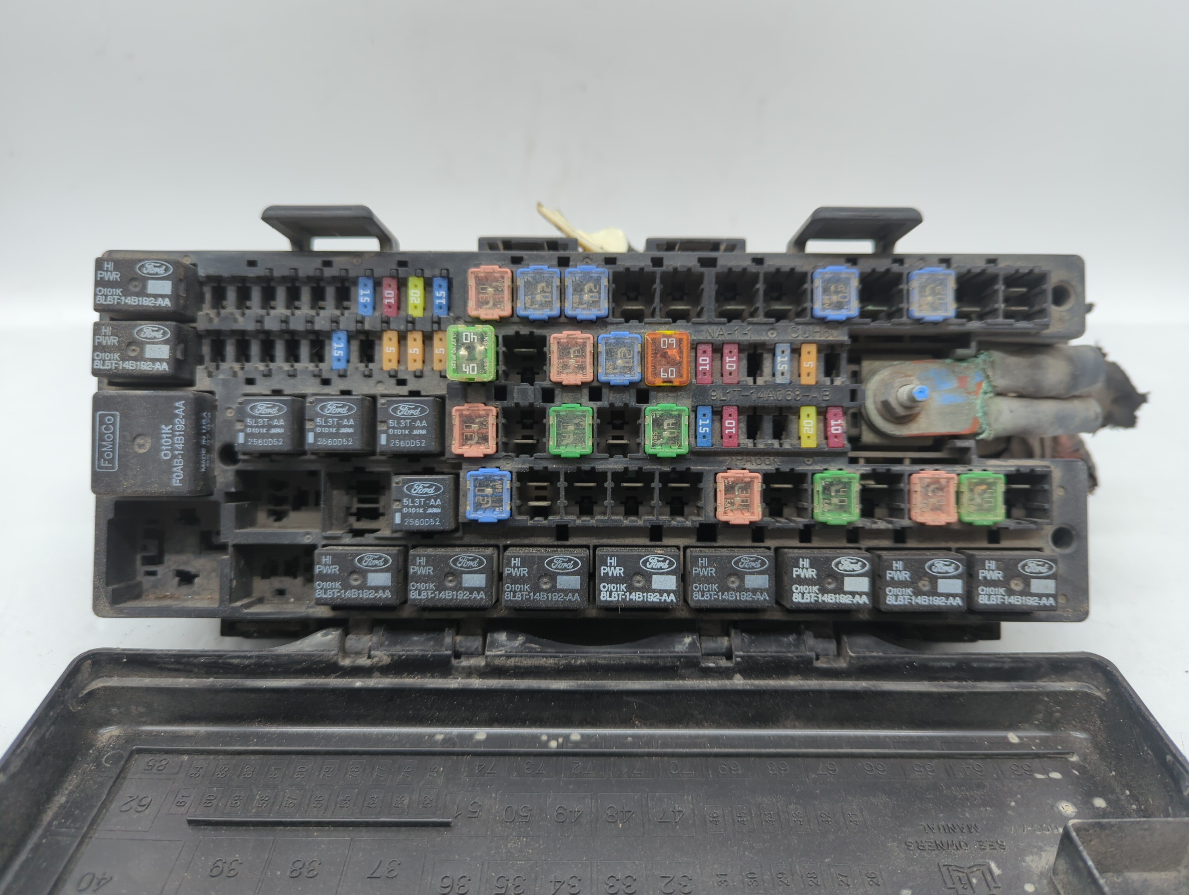 2011-2014 Ford F-150 Fusebox Fuse Box Panel Relay Module P/N:9L1T-14A003-BA EC3T-14B476-AA Fits 2011 2012 2013 2014 OEM Used Auto Parts - Oemusedautoparts1.com
