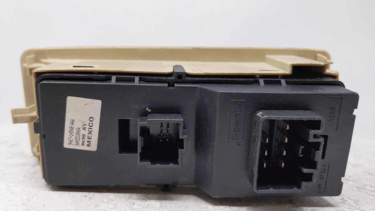 2007 Lincoln Lincoln Master Power Window Switch Replacement Driver Side Left P/N:9H6T-14540-AAW Fits OEM Used Auto Parts - Oemusedautoparts1.com