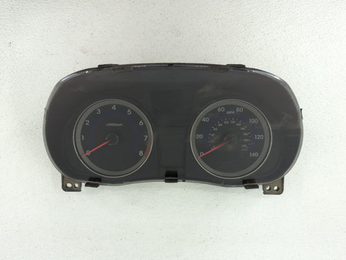 2015-2017 Hyundai Accent Instrument Cluster Speedometer Gauges P/N:94021-1R510 94021-1R500 Fits 2015 2016 2017 OEM Used Auto Parts