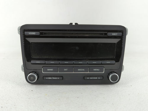 2012-2014 Volkswagen Gti Radio AM FM Cd Player Receiver Replacement P/N:1K0 035 164 C 1K0 035 164 F Fits 2012 2013 2014 OEM Used Auto Parts