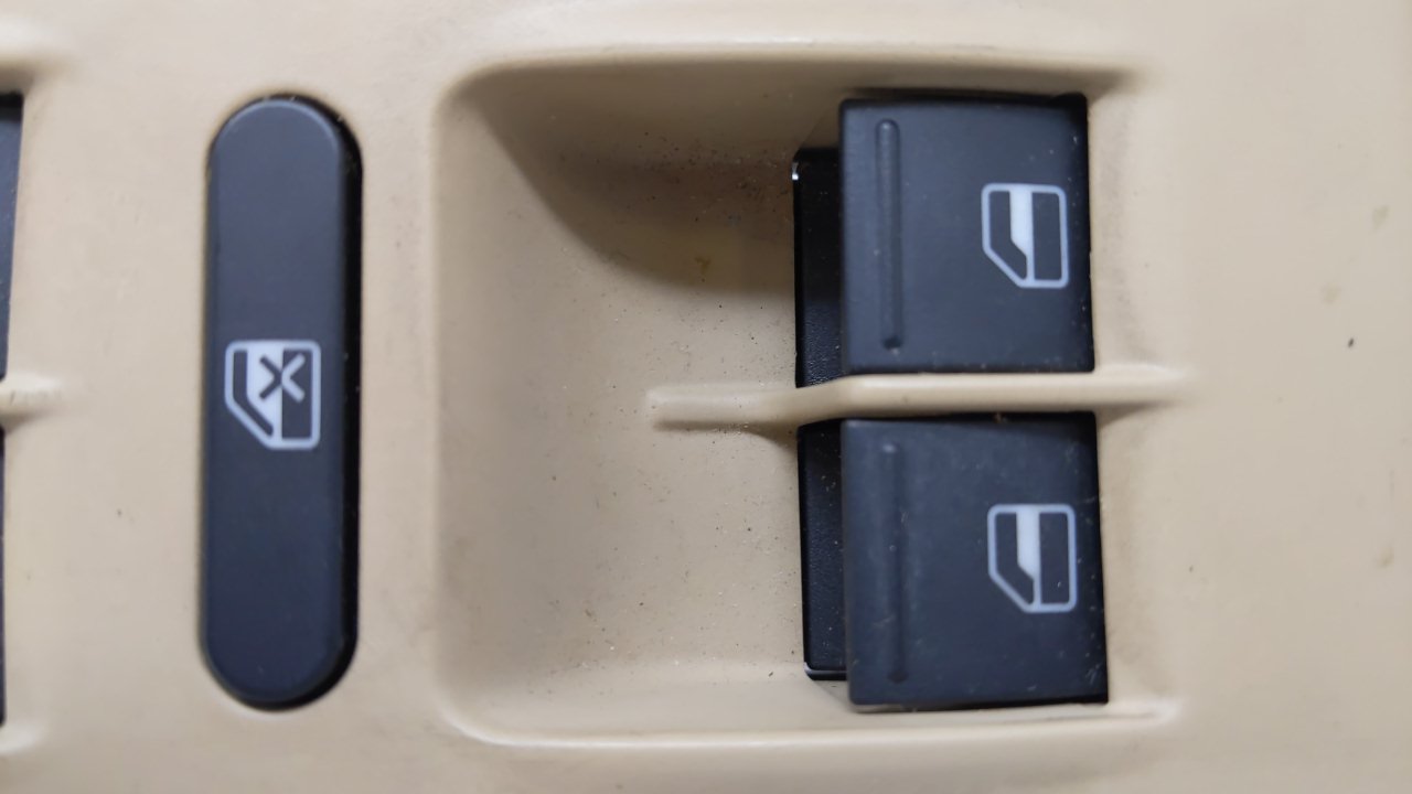 2011 Volkswagen Golf Master Power Window Switch Replacement Driver Side Left Fits OEM Used Auto Parts - Oemusedautoparts1.com