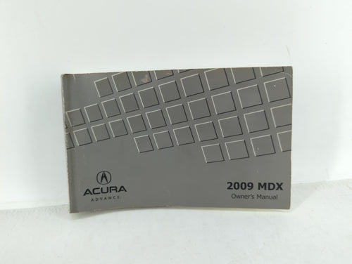 2009 Acura Mdx Owners Manual Book Guide OEM Used Auto Parts