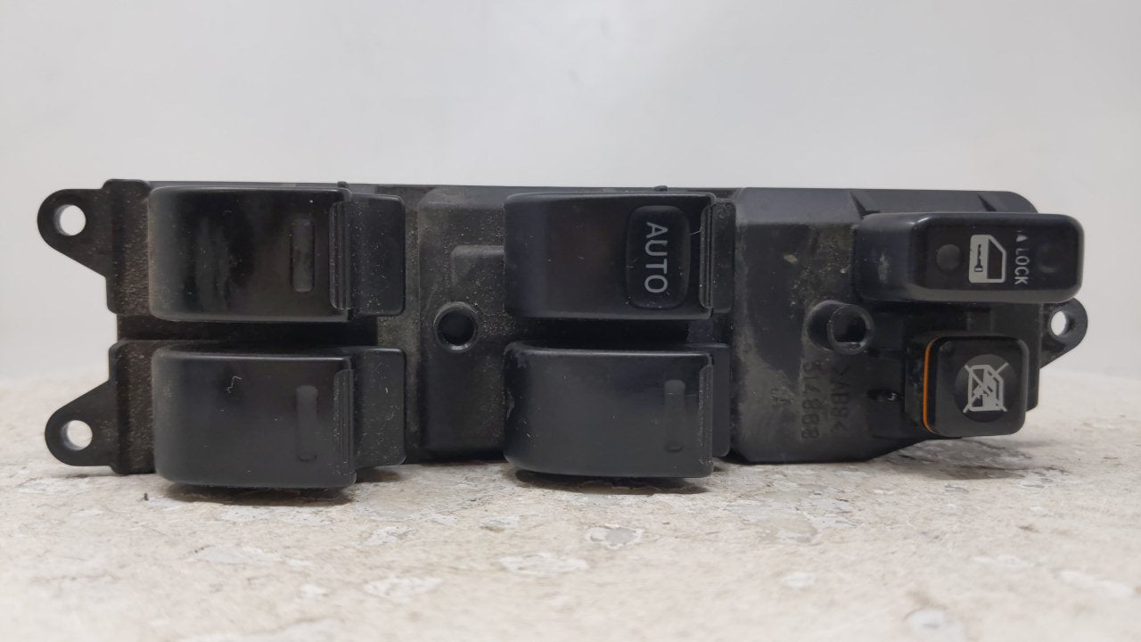 2002 Toyota Camry Master Power Window Switch Replacement Driver Side Left Fits OEM Used Auto Parts - Oemusedautoparts1.com