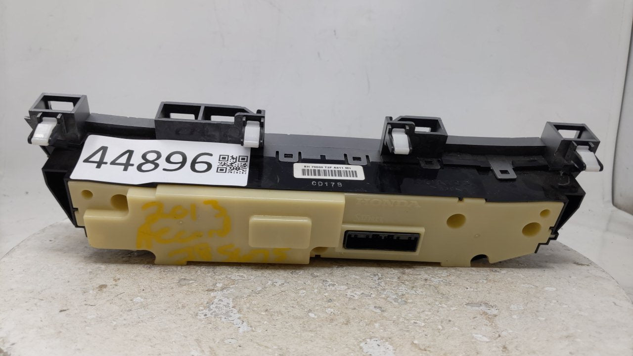 2013-2015 Honda Accord Climate Control Module Temperature AC/Heater Replacement P/N:79600-T2F-A611-M1 Fits 2013 2014 2015 OEM Used Auto Parts - Oemusedautoparts1.com