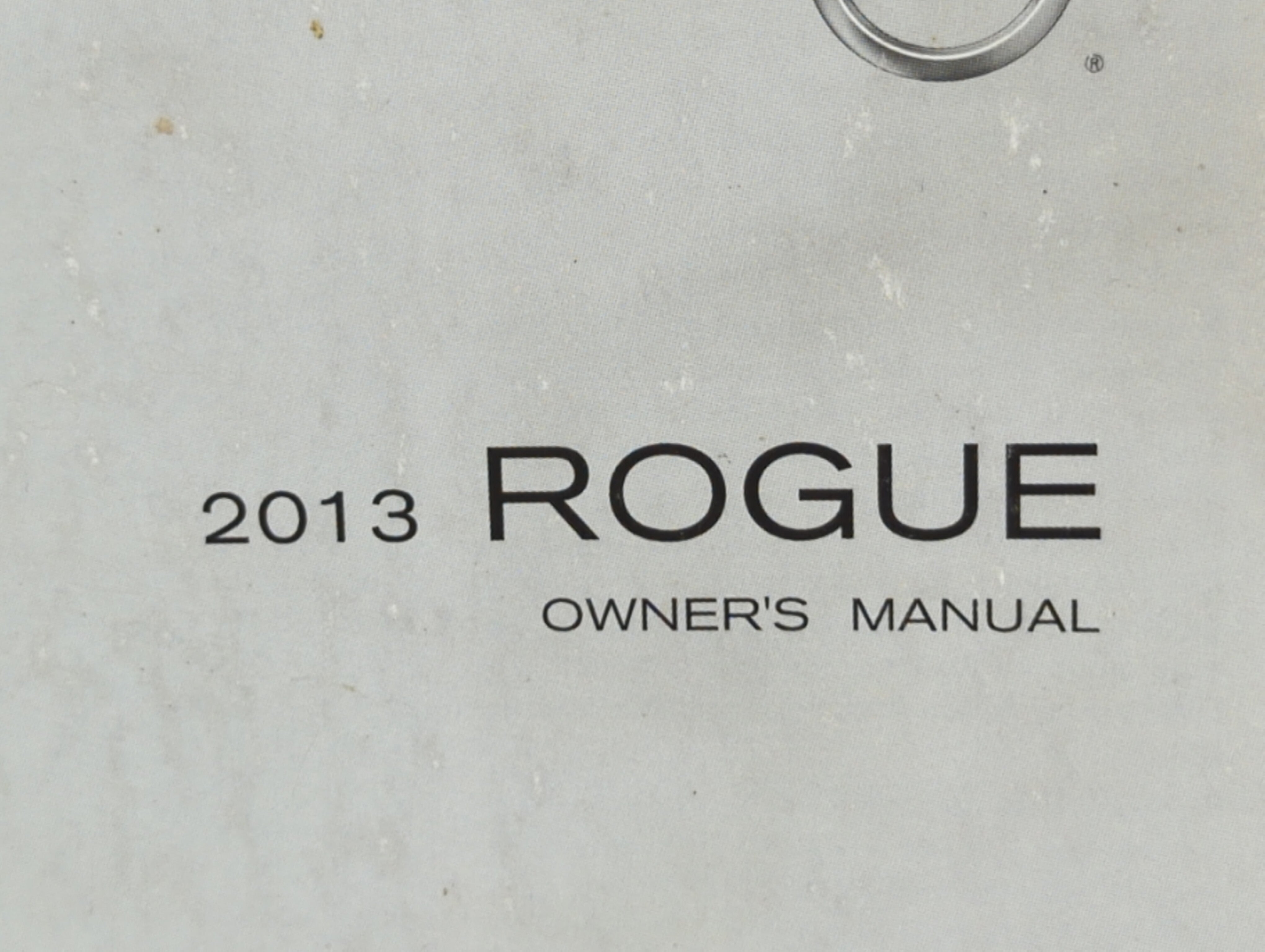 2013 Nissan Rogue Owners Manual Book Guide OEM Used Auto Parts - Oemusedautoparts1.com