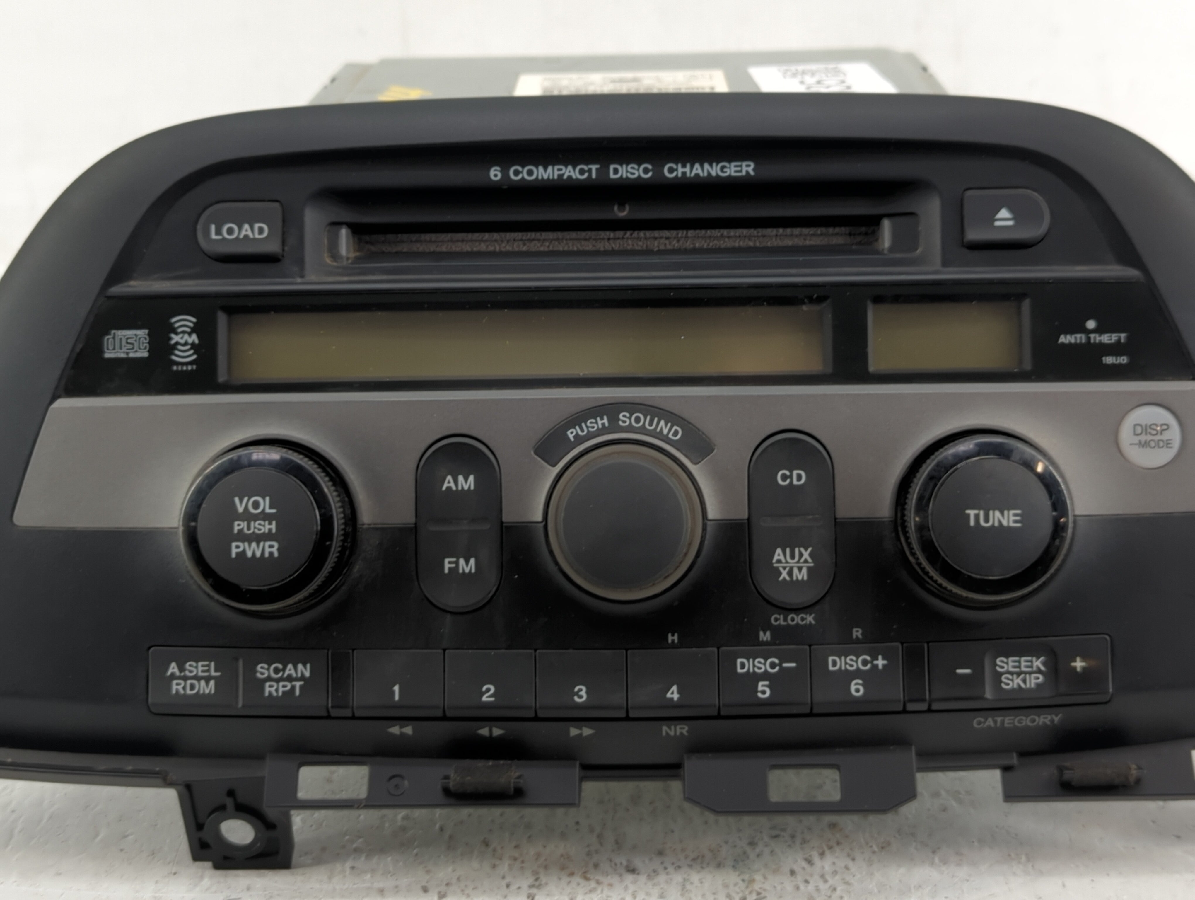 2005-2010 Honda Odyssey Radio AM FM Cd Player Receiver Replacement P/N:39100-SHJ-A120 39100-SHJ-A110 Fits OEM Used Auto Parts - Oemusedautoparts1.com