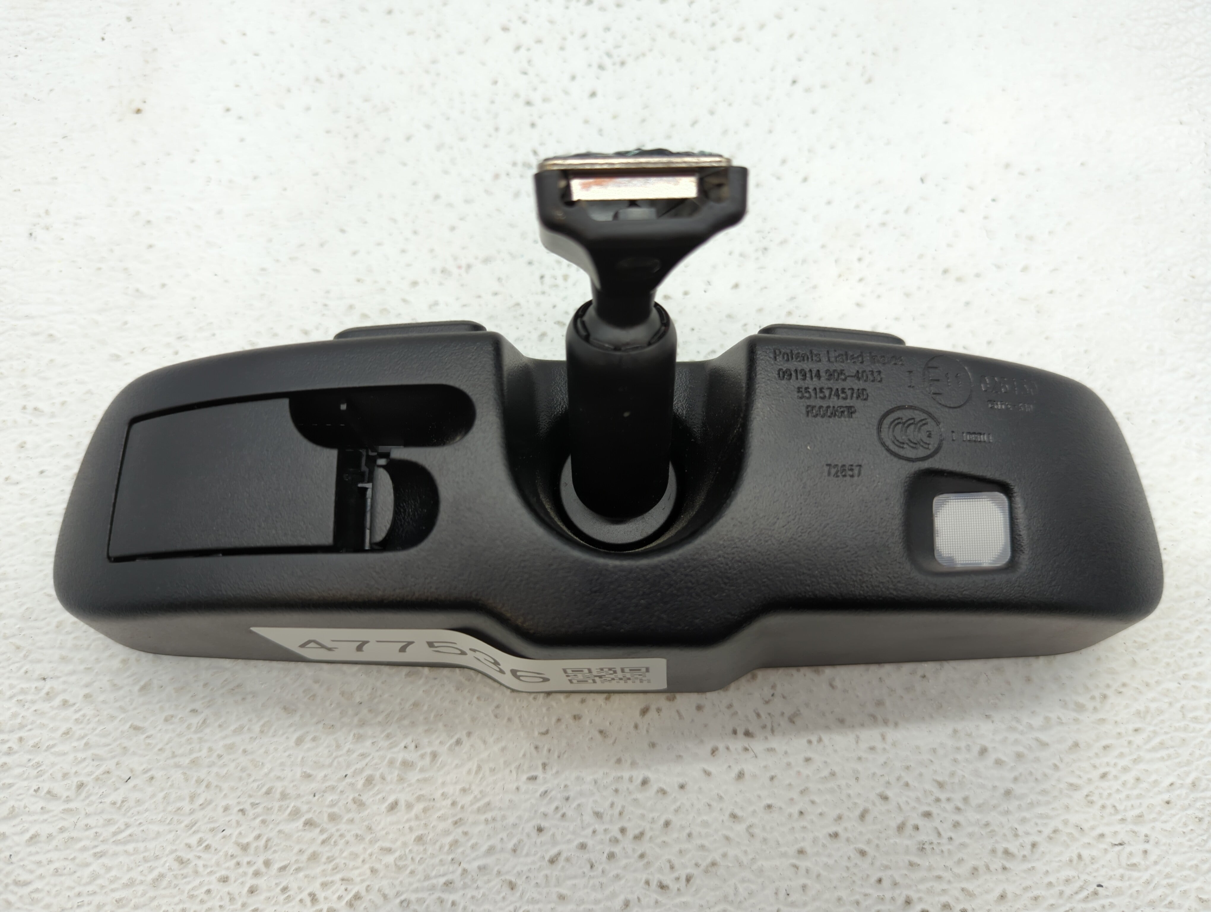 2010-2017 Dodge Grand Caravan Interior Rear View Mirror Replacement OEM P/N:E11026130 55157457AC Fits OEM Used Auto Parts - Oemusedautoparts1.com