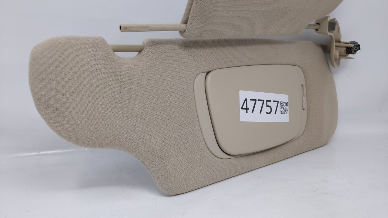 2000 Ford Taurus Passenger Right Sun Visor Sunvisor Tan - Oemusedautoparts1.com