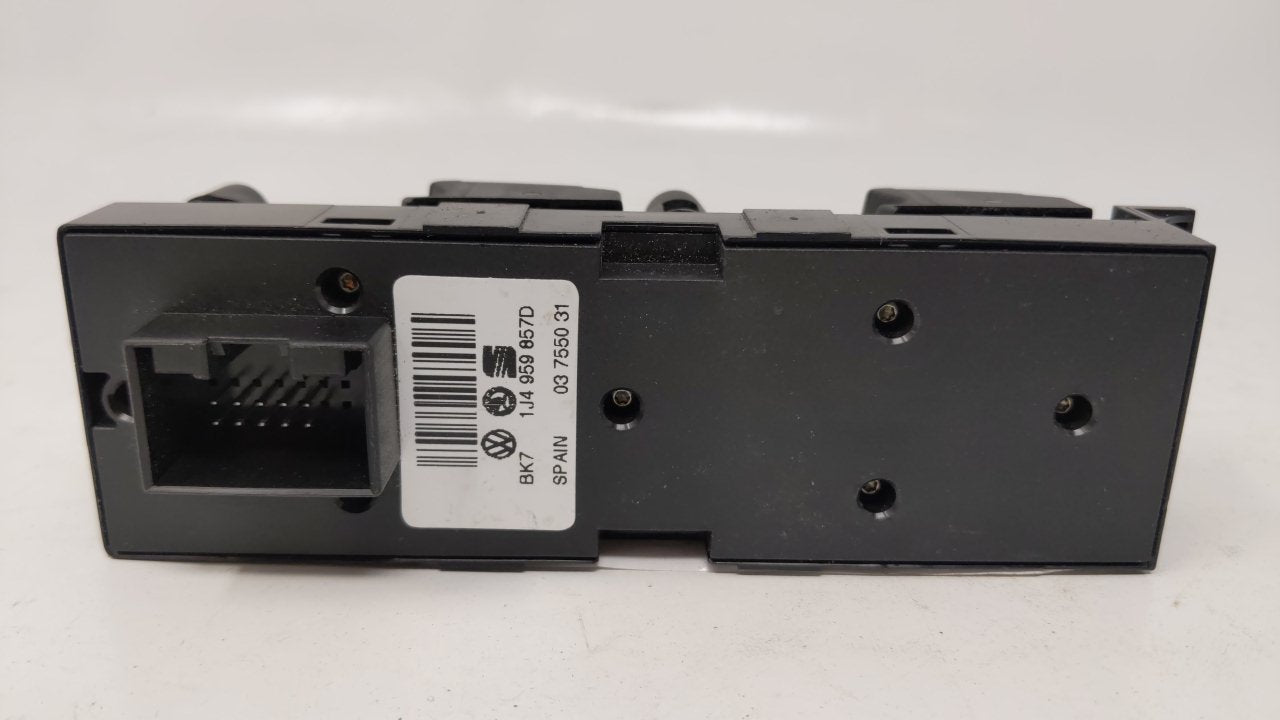 2000-2007 Volkswagen Golf Master Power Window Switch Replacement Driver Side Left P/N:1J4 959 857D Fits OEM Used Auto Parts - Oemusedautoparts1.com