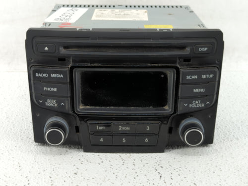 2014 Hyundai Sonata Radio AM FM Cd Player Receiver Replacement P/N:96170-3Q1004X Fits OEM Used Auto Parts