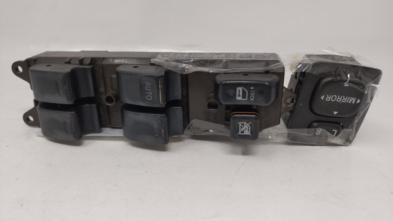 2004 Toyota Sienna Master Power Window Switch Replacement Driver Side Left Fits OEM Used Auto Parts - Oemusedautoparts1.com