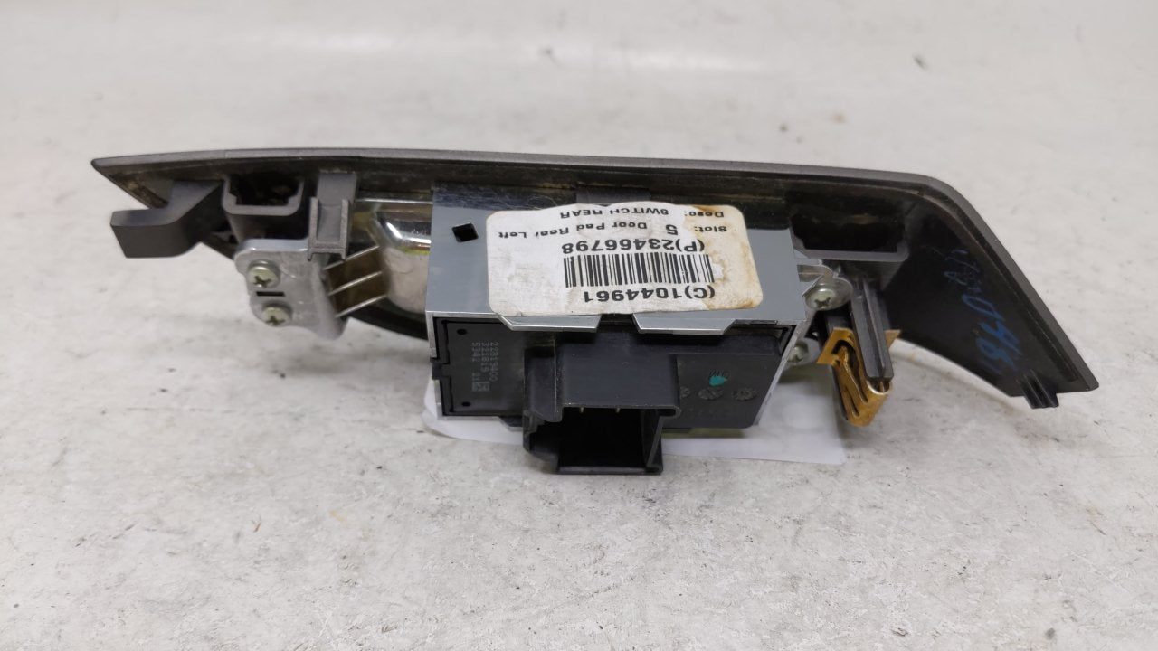 2016 Chevrolet Impala Driver Left Rear Power Window Switch 23466798 - Oemusedautoparts1.com