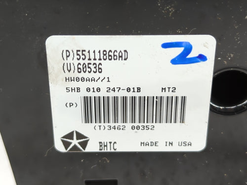 2005-2009 Volkswagen Jetta Climate Control Module Temperature AC/Heater Replacement P/N:P55111866AD Fits OEM Used Auto Parts