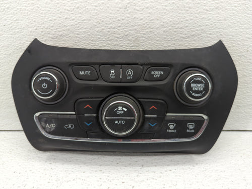 2019-2022 Jeep Cherokee Climate Control Module Temperature AC/Heater Replacement P/N:68285942AD 68285942AC Fits OEM Used Auto Parts