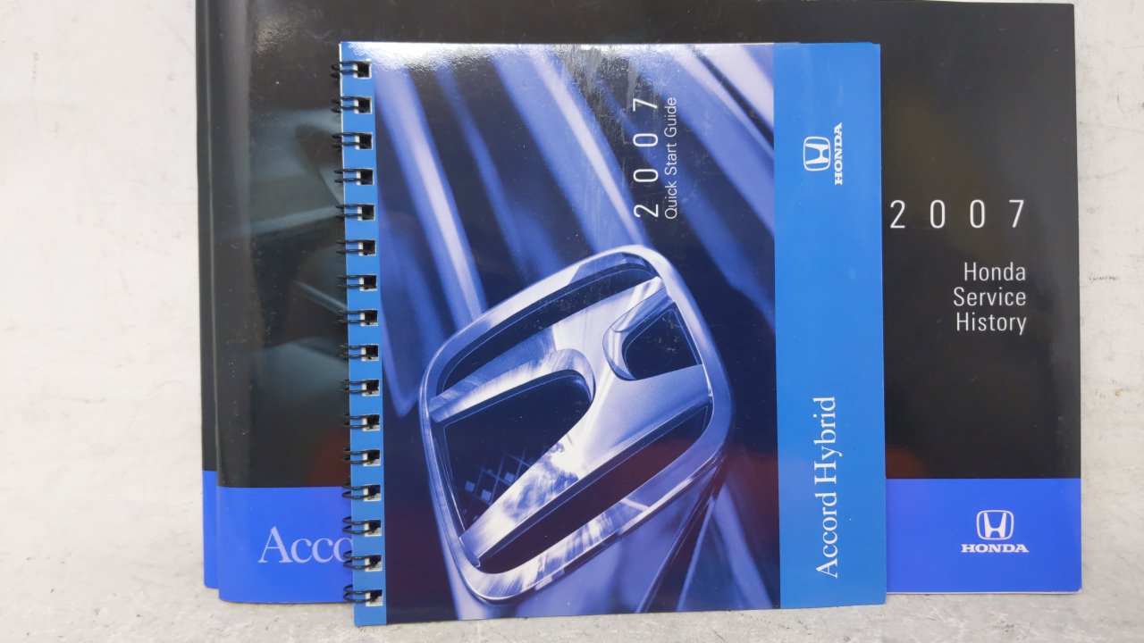 2007 Honda Accord Owners Manual Book Guide OEM Used Auto Parts - Oemusedautoparts1.com