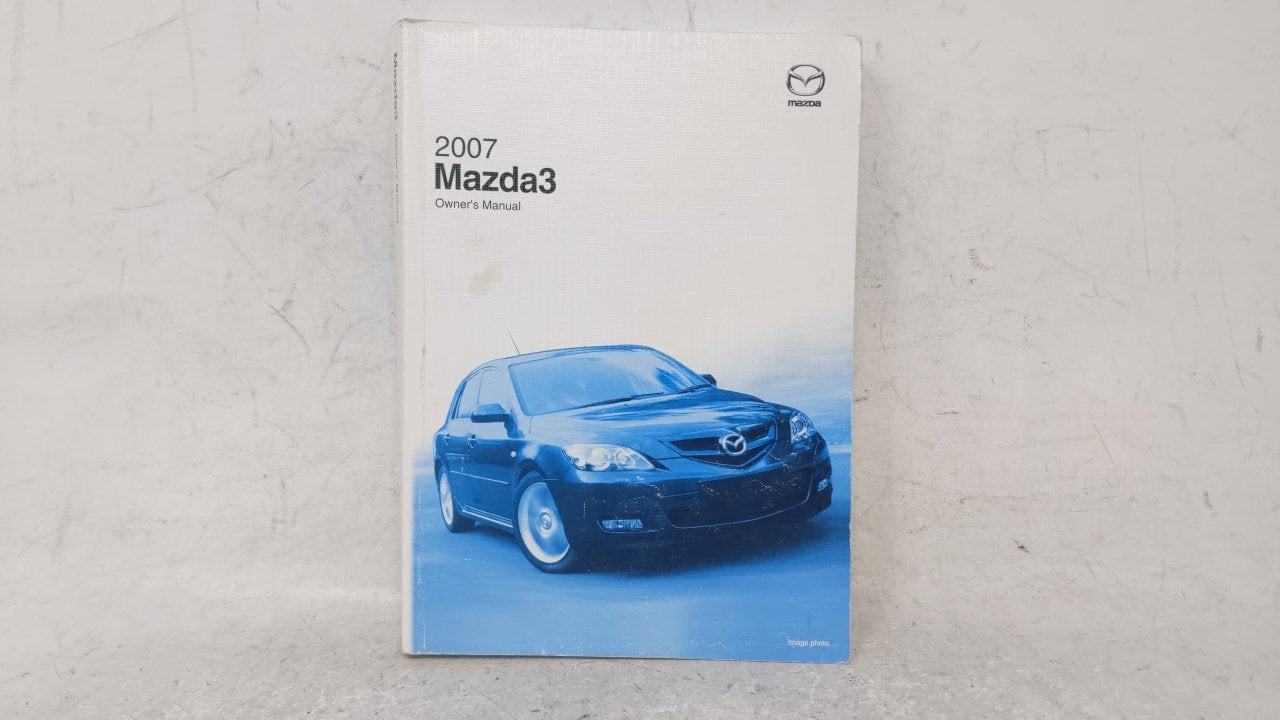 2007 Mazda 3 Owners Manual Book Guide OEM Used Auto Parts - Oemusedautoparts1.com