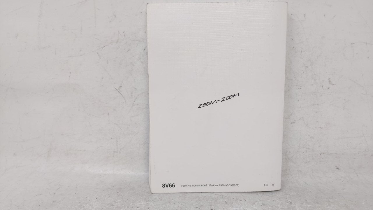 2007 Mazda 3 Owners Manual Book Guide OEM Used Auto Parts - Oemusedautoparts1.com