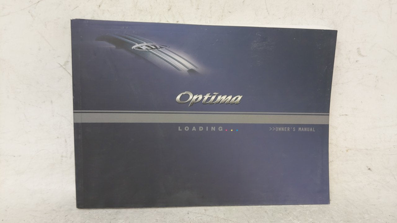 2003 Kia Optima Owners Manual Book Guide OEM Used Auto Parts - Oemusedautoparts1.com