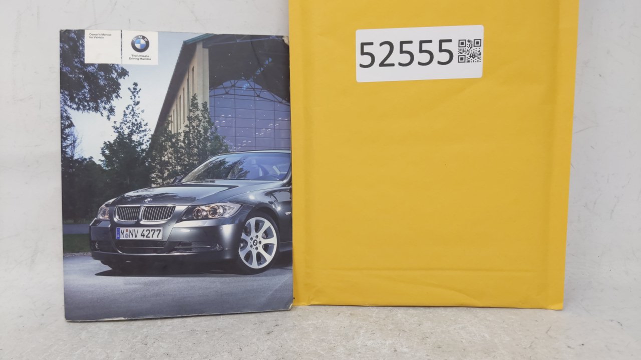 2006 Bmw 323i Owners Manual Book Guide OEM Used Auto Parts - Oemusedautoparts1.com