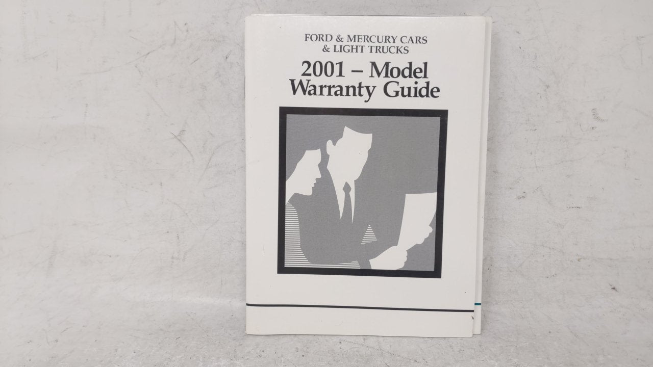 2001 Ford Focus Owners Manual Book Guide OEM Used Auto Parts - Oemusedautoparts1.com