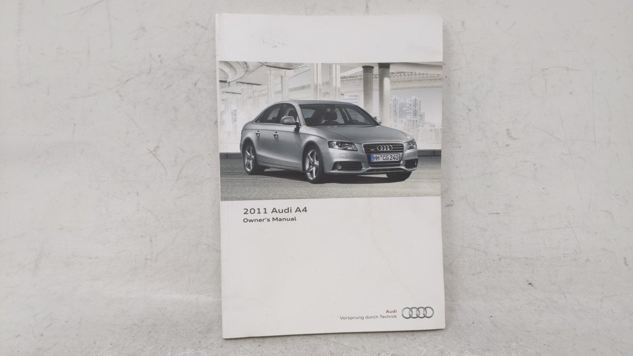 2011 Audi A4 Owners Manual Book Guide OEM Used Auto Parts - Oemusedautoparts1.com