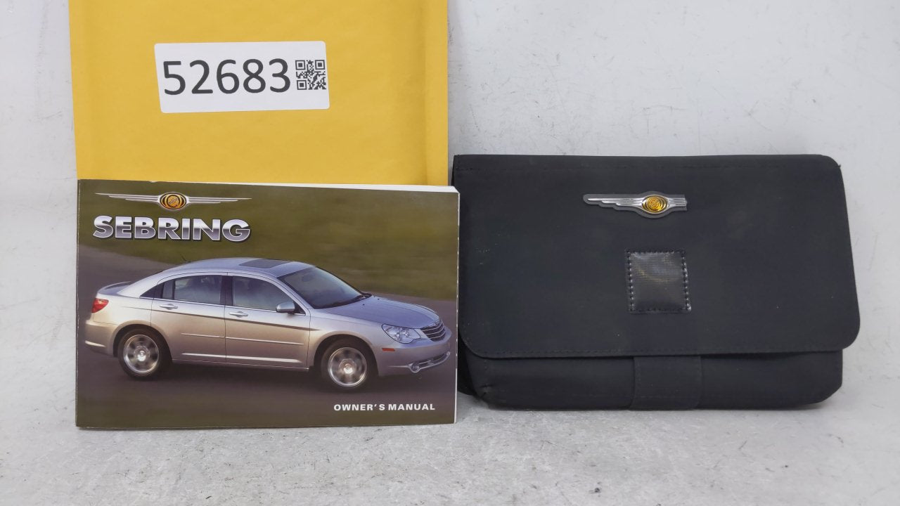 2002 Chrysler Sebring Owners Manual Book Guide OEM Used Auto Parts - Oemusedautoparts1.com