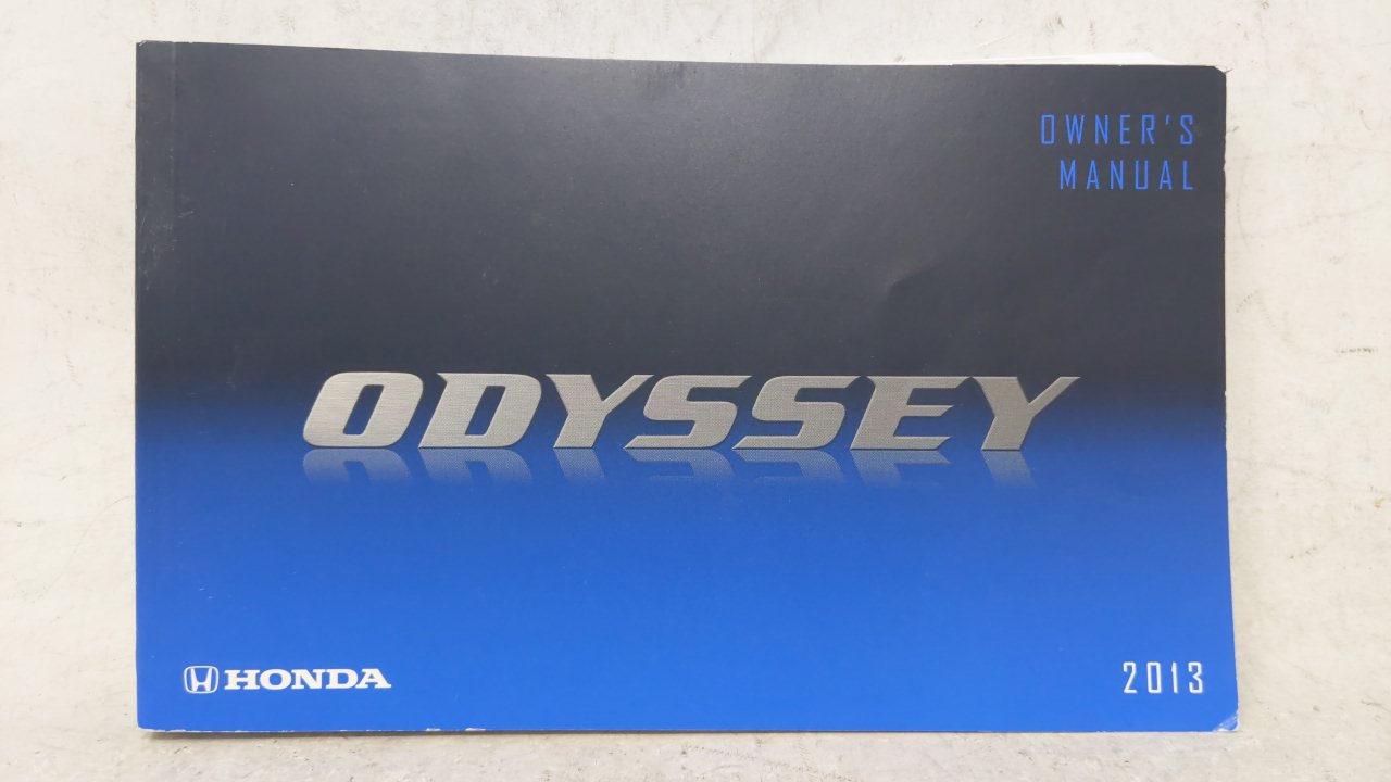 2013 Honda Odyssey Owners Manual Book Guide OEM Used Auto Parts - Oemusedautoparts1.com