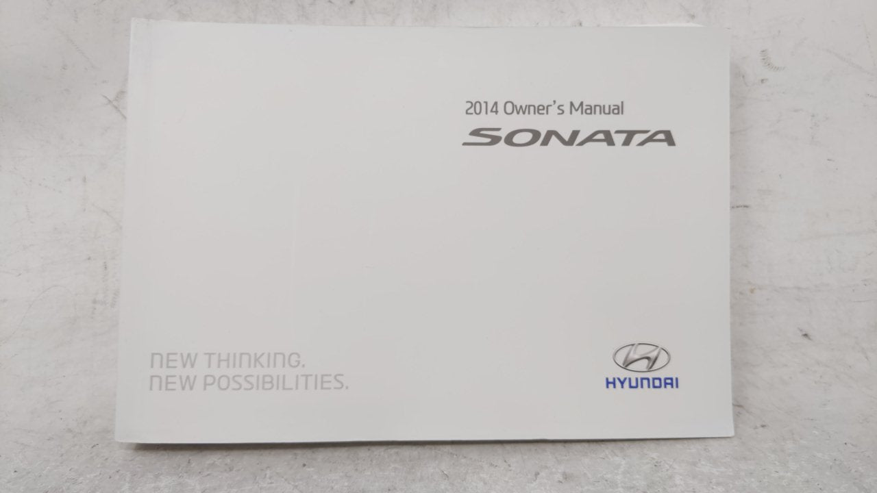 2014 Hyundai Sonata Owners Manual Book Guide OEM Used Auto Parts - Oemusedautoparts1.com