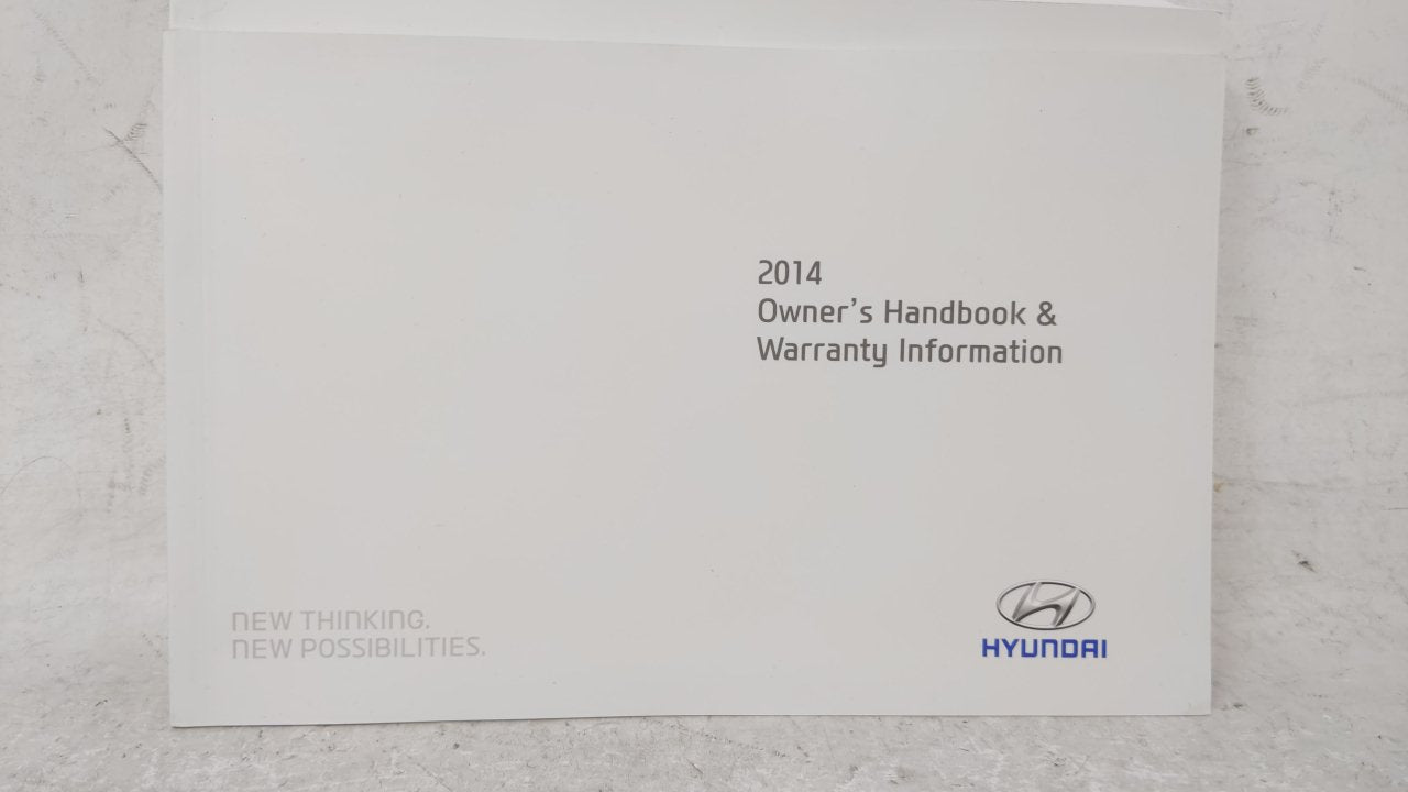 2014 Hyundai Sonata Owners Manual Book Guide OEM Used Auto Parts - Oemusedautoparts1.com