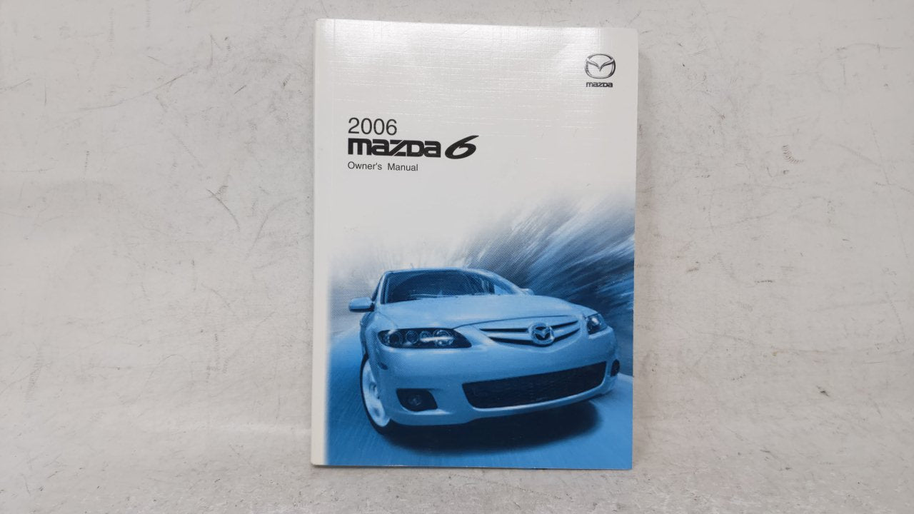 2006 Mazda 6 Owners Manual Book Guide OEM Used Auto Parts - Oemusedautoparts1.com