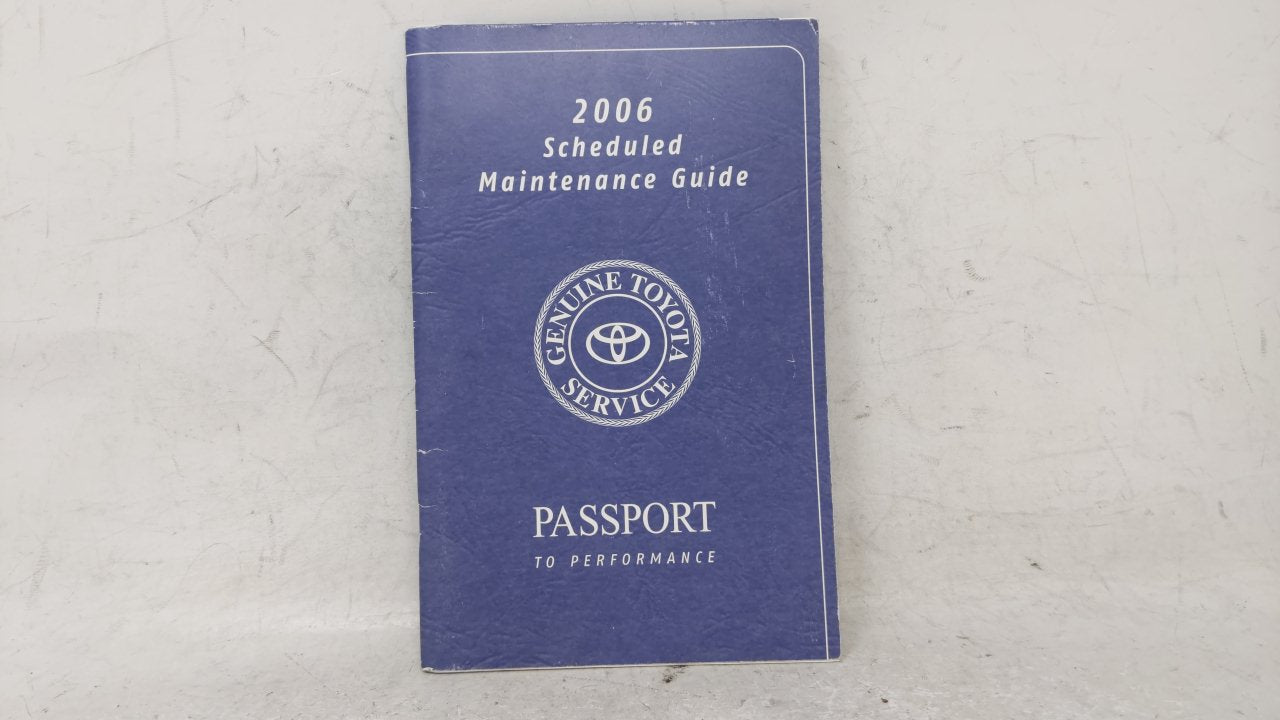 2006 Honda Passport Owners Manual Book Guide OEM Used Auto Parts - Oemusedautoparts1.com