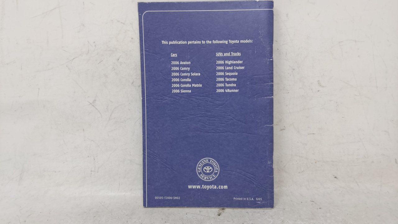 2006 Honda Passport Owners Manual Book Guide OEM Used Auto Parts - Oemusedautoparts1.com