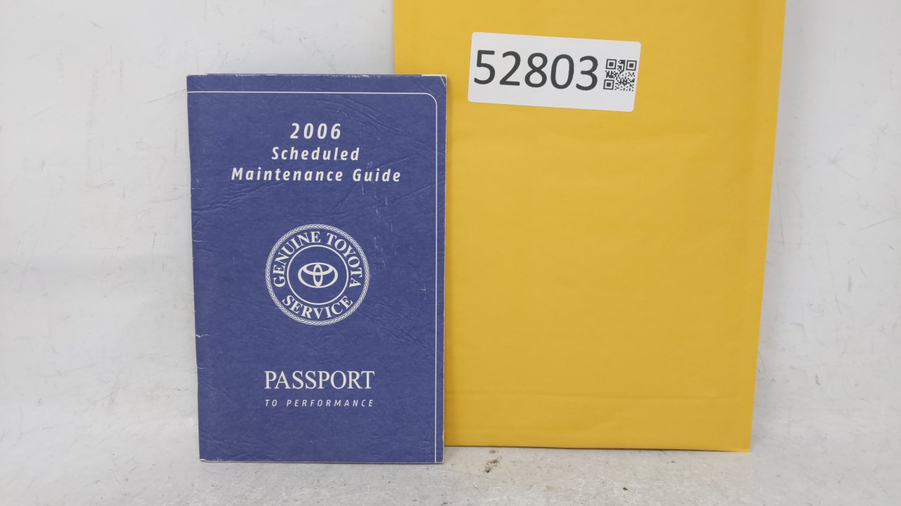2006 Honda Passport Owners Manual Book Guide OEM Used Auto Parts - Oemusedautoparts1.com