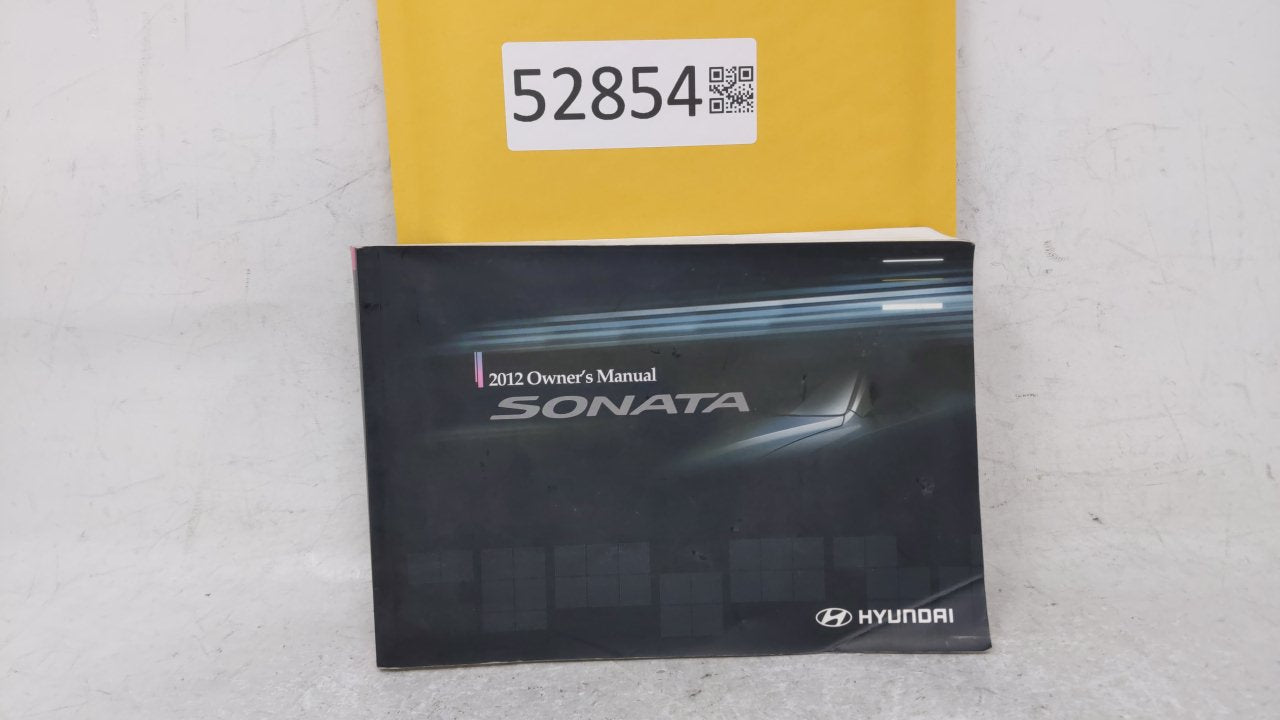 2012 Hyundai Sonata Owners Manual Book Guide OEM Used Auto Parts - Oemusedautoparts1.com