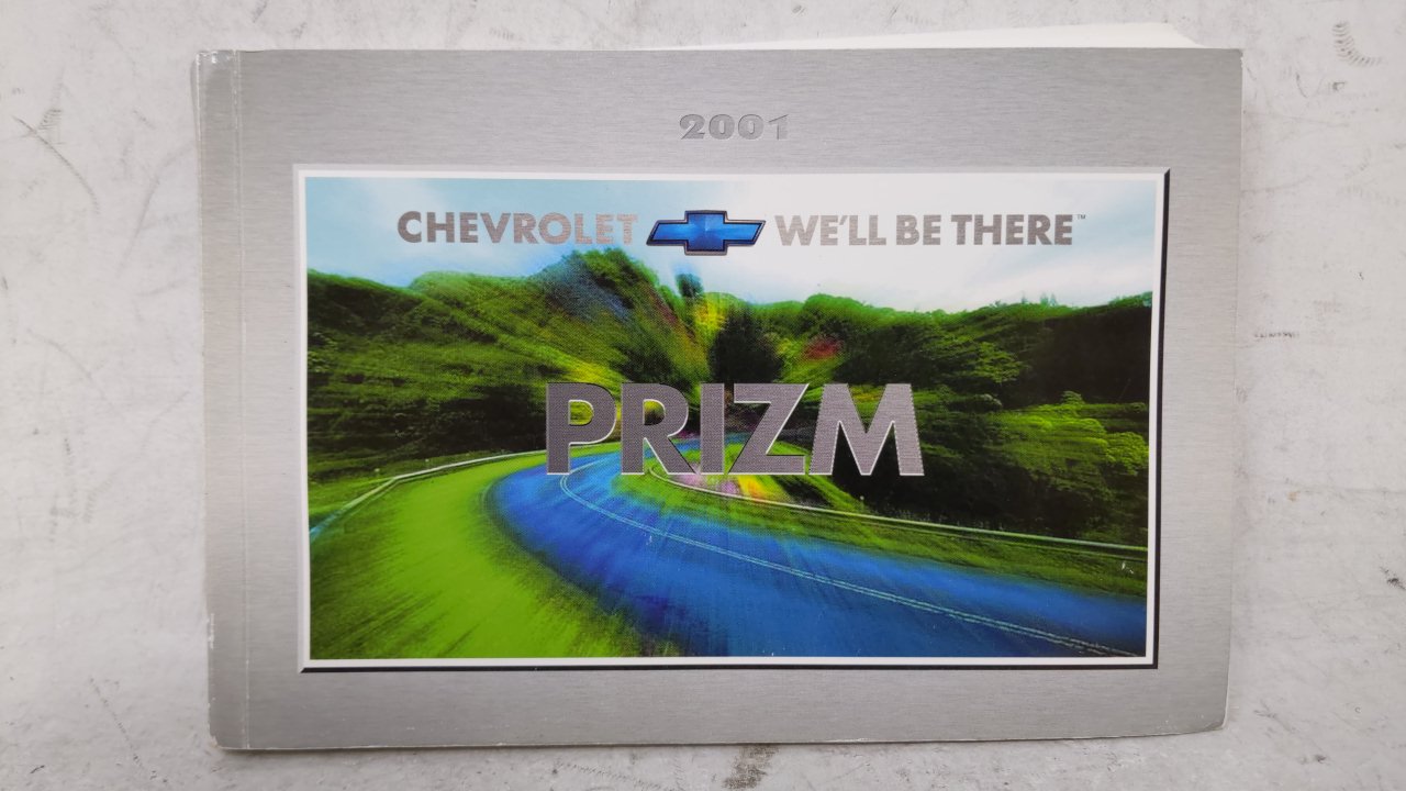 2001 Chevrolet Prizm Owners Manual Book Guide OEM Used Auto Parts - Oemusedautoparts1.com