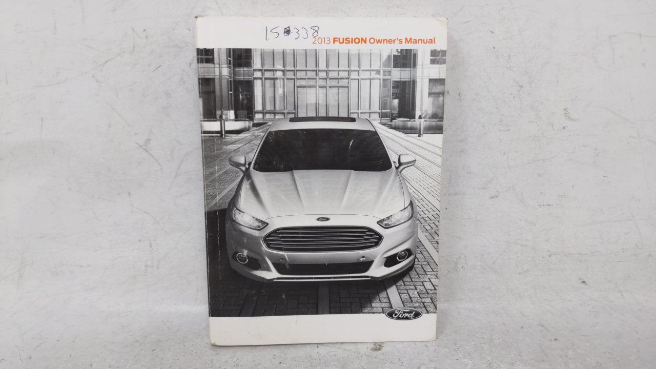 2013 Ford Fusion Owners Manual Book Guide OEM Used Auto Parts - Oemusedautoparts1.com