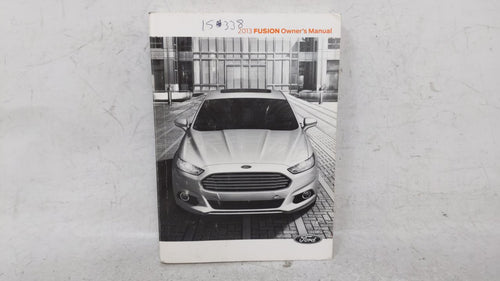 2013 Ford Fusion Owners Manual Book Guide OEM Used Auto Parts
