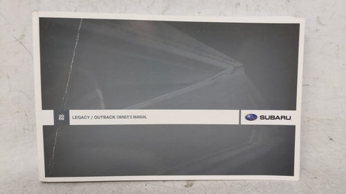 2009 Subaru Legacy Owners Manual Book Guide OEM Used Auto Parts
