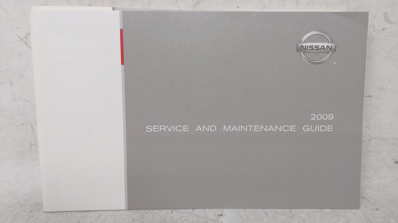 2009 Nissan Altima Owners Manual Book Guide OEM Used Auto Parts - Oemusedautoparts1.com