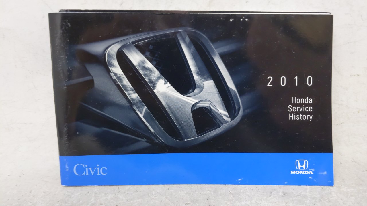 2010 Honda Civic Owners Manual Book Guide OEM Used Auto Parts - Oemusedautoparts1.com