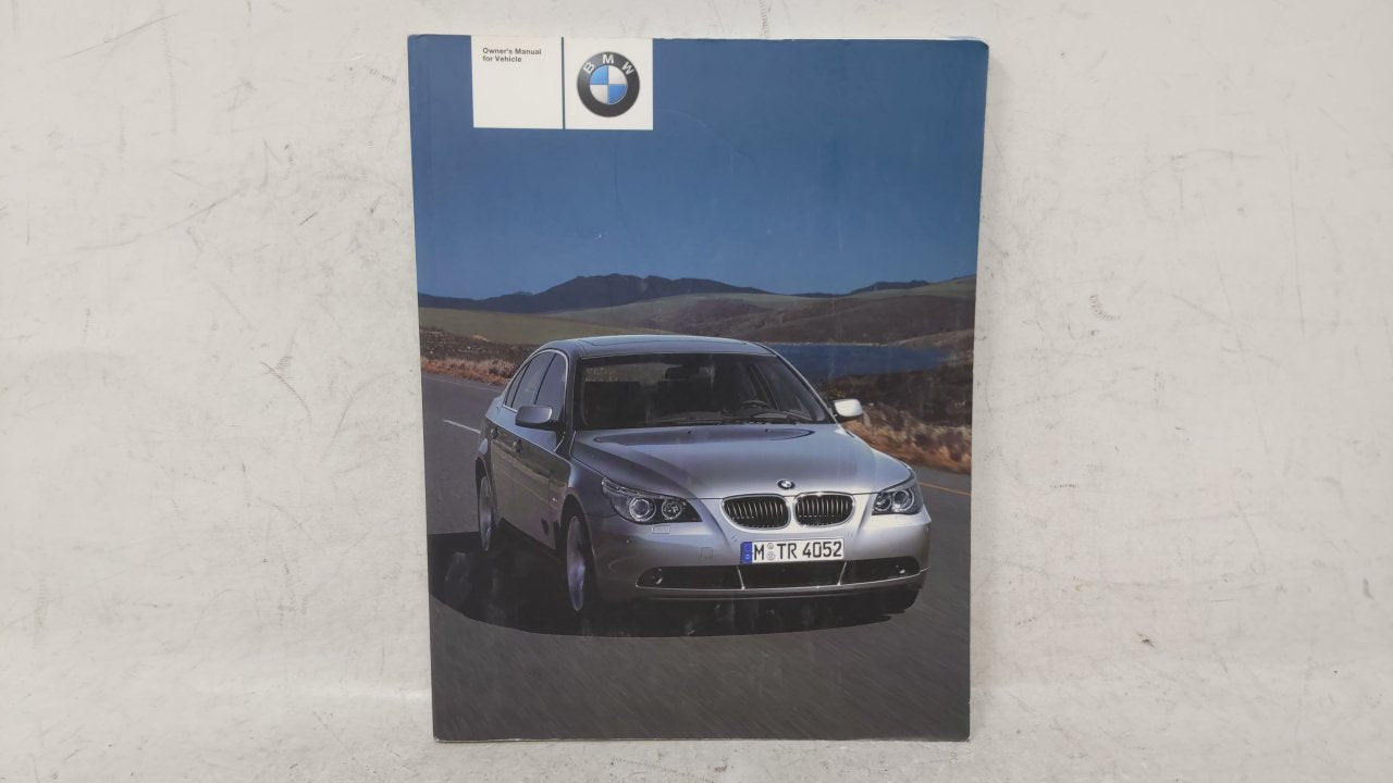2004 Bmw 525it Owners Manual Book Guide OEM Used Auto Parts - Oemusedautoparts1.com