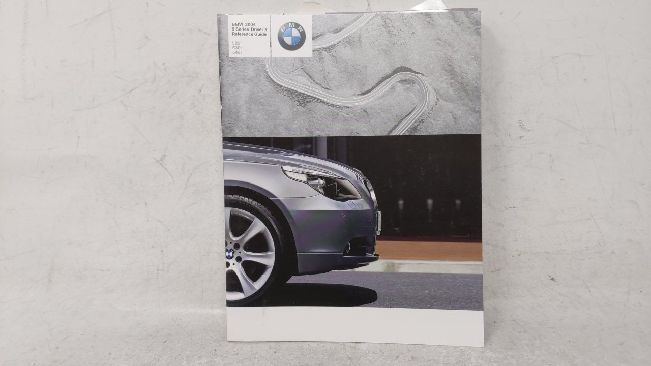 2004 Bmw 525it Owners Manual Book Guide OEM Used Auto Parts - Oemusedautoparts1.com