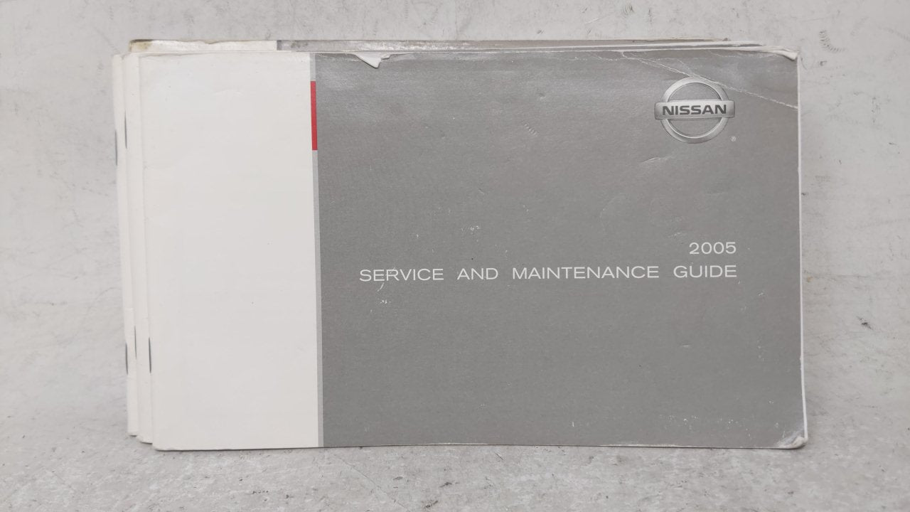 2005 Nissan Armada Owners Manual Book Guide OEM Used Auto Parts - Oemusedautoparts1.com