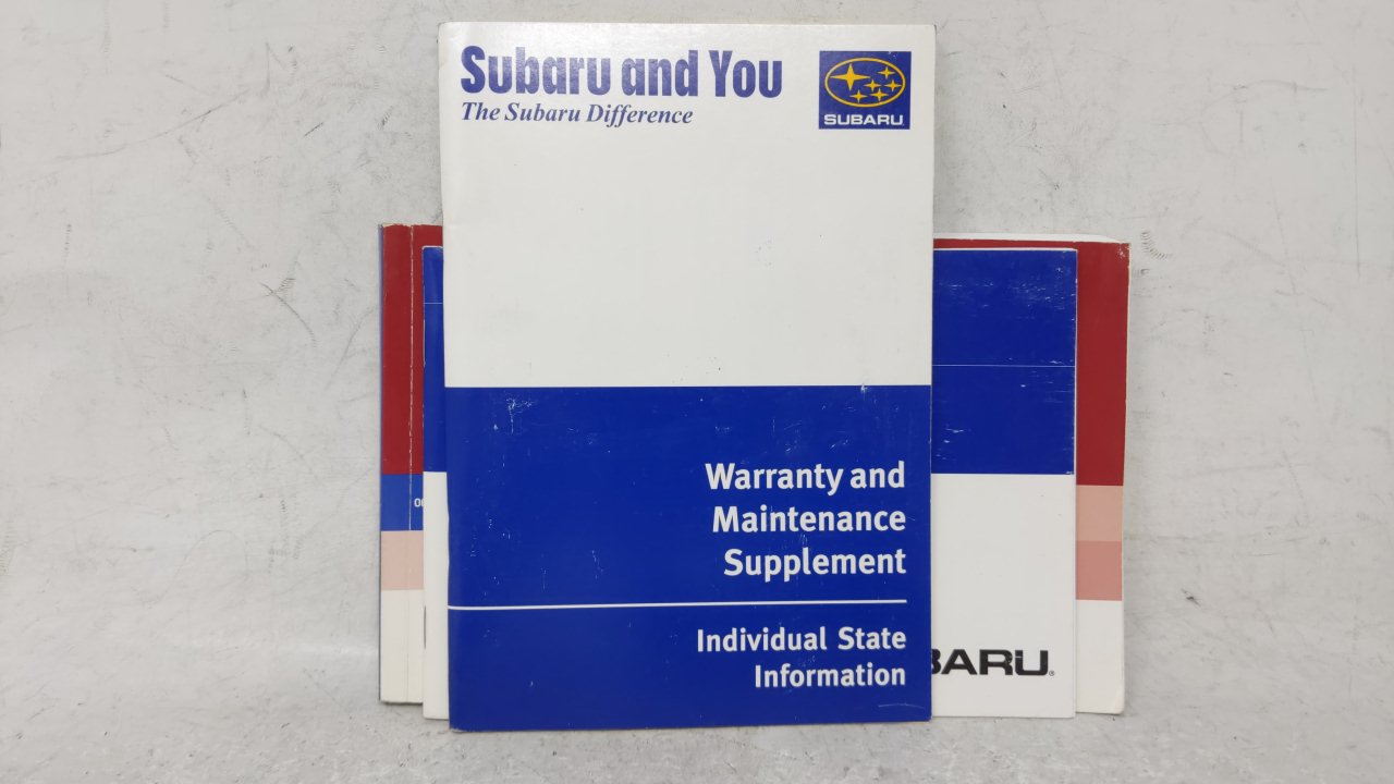 2006 Subaru Impreza Owners Manual Book Guide OEM Used Auto Parts - Oemusedautoparts1.com